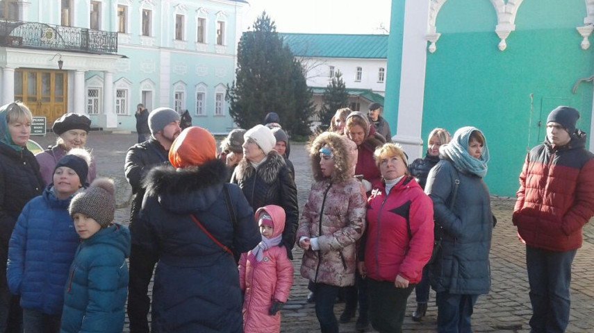 Поездка в Троице-Сергиеву Лавру учеников ГБОУ "Школы 705"