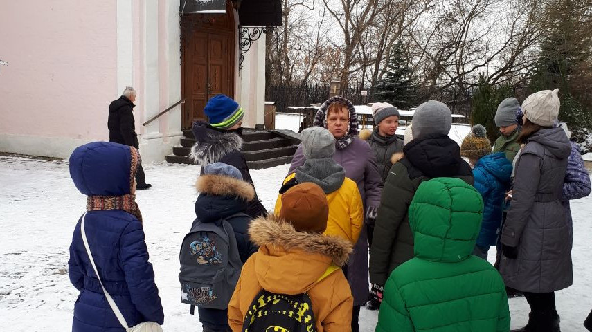 Храм Живоначальной Троицы в Хорошеве принимал учеников ГБОУ «Школа № 1517»
