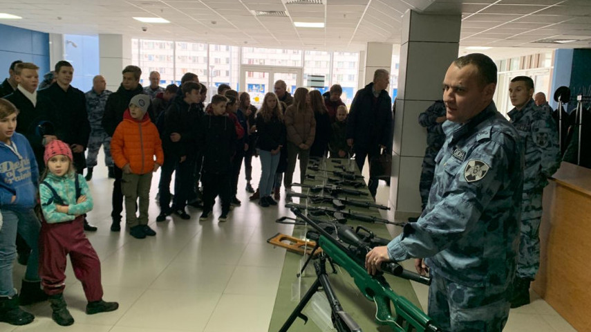 День открытых дверей в московском ОМОНе 