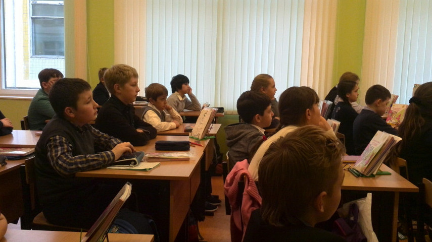 Встреча с учениками 4-х классов  на тему: " О вреде сквернословия".
