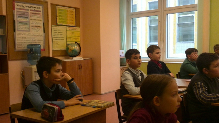 Встреча с учениками 4-х классов  на тему: " О вреде сквернословия".