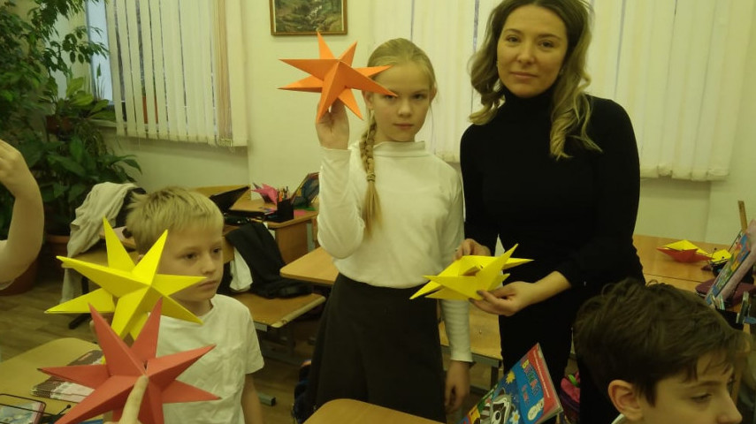 О празднике Рождества Христова узнали ребята 