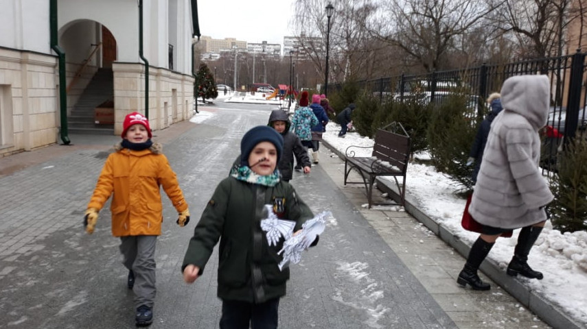 На квест пришли первоклашки