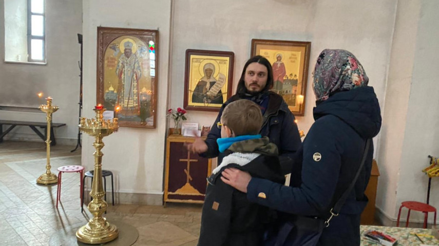 Экскурсия в храм для родителей учеников 3-х классов