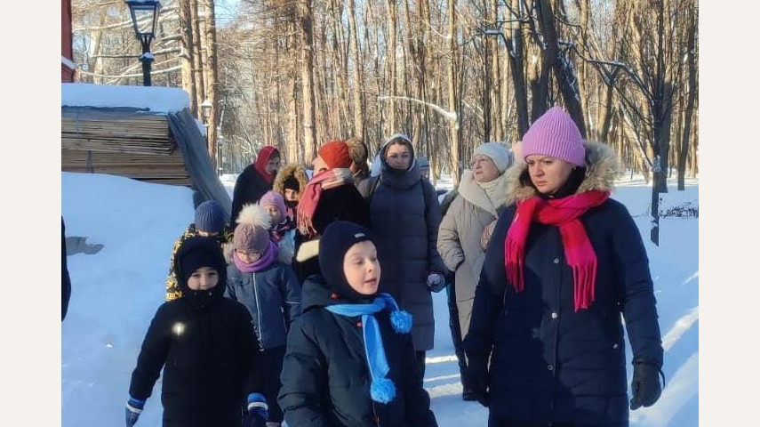 Зимняя прогулка по усадьбе Покровское-Стрешнево
