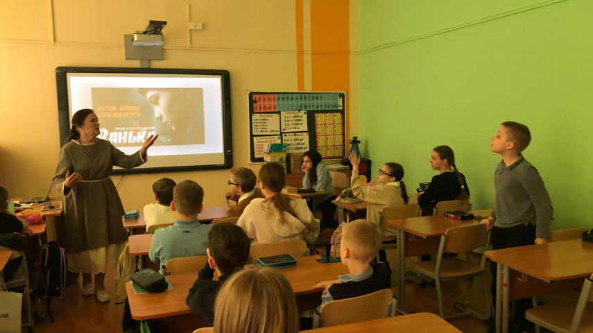 Киноурок в преддверии Дня Победы.