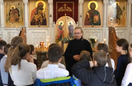 Экскурсия в храм для учеников, изучающих модуль "Основы светской этики"