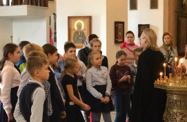 Экскурсия в храм для учеников, изучающих модуль "Основы светской этики"