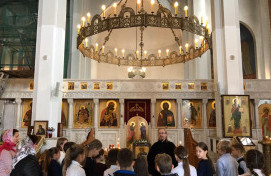 Экскурсия в храм для учеников, изучающих модуль "Основы светской этики"