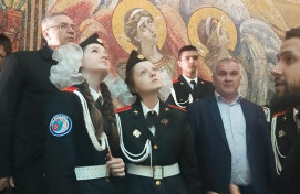 Призовая поездка команды победителей конкурса-викторины «История в ликах Святых»