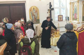 Встреча настоятеля храма сщмч.Ермогена, Патриарха Московского и всея Руси, в Южном Тушино с преподавателями и директором ГБОУ Школа №1286.