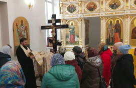 Встреча настоятеля храма сщмч.Ермогена, Патриарха Московского и всея Руси, в Южном Тушино с преподавателями и директором ГБОУ Школа №1286.