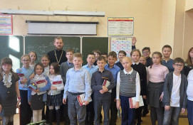 Беседа со священником в рамках урока ОПК